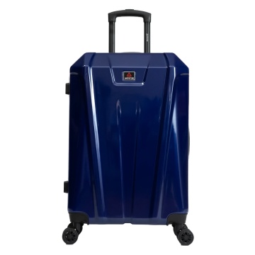 Troler mediu Aventor AV103, policarbonat, 67x43x25 cm, bagaj de cala, folie de protectie, cifru TSA, bleumarin, RESIGILAT