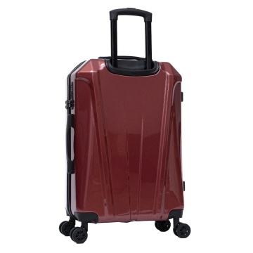 Troler mediu Aventor AV103, policarbonat, 67x43x25 cm, bagaj de cala, folie de protectie, cifru TSA, grena - Img 8