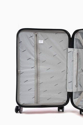 Troler mediu Aventor AV104, 67x43x25 cm, bagaj de cala, 100%ABS, cifru, 4 roti duble 360°, rosu - Img 7