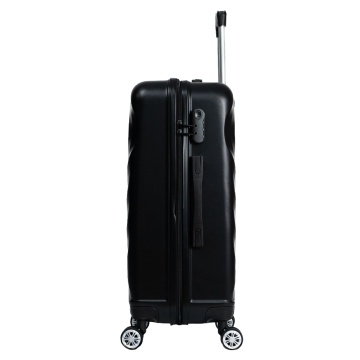 Troler mediu Aventor AV104, 67x43x25 cm, bagaj de cala, 100%ABS, cifru, 4 roti duble 360°, negru - Img 6