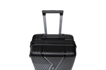Troler mediu Aventor AV105, 65x44x25.5 cm, polipropilena, bagaj de cala, cifru TSA, negru - Img 14