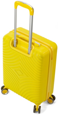 Troler Mediu Benzi BZ 5687, ABS, 4 Roti Duble, 66 cm, Galben - Img 3