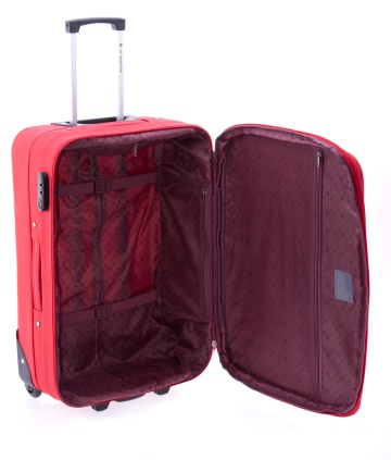 Troler Mediu, Extensibil, 2 Roti, Gladiator, Metro, MG 2111 - 61 cm, Rosu - Img 2