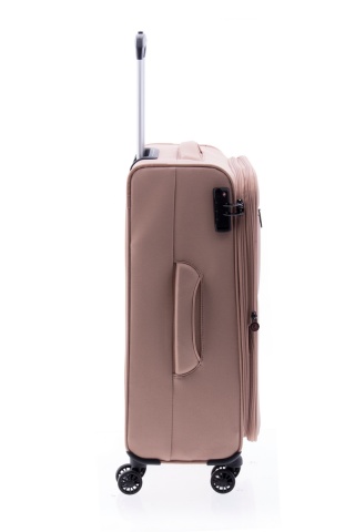 Troler Mediu, Extensibil, 4 Roti Duble, Nylon, Gladiator, Arctic, MG 3711 - 66 cm, Rose - Img 8
