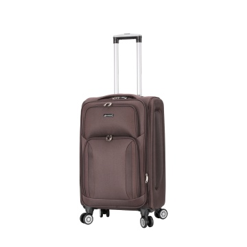 Troler Mediu Extensibil 66x40x26 cm, Poliester, Cifru, Madisson,SW66204, Maro