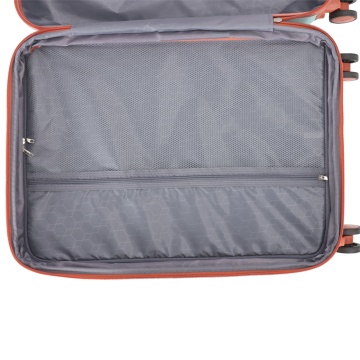 Troler Mediu Extensibil 66x42x27 cm Madisson, Fermoar Antifurt, Policarbonat, SW65203, Portocaliu/Turcoaz - Img 5