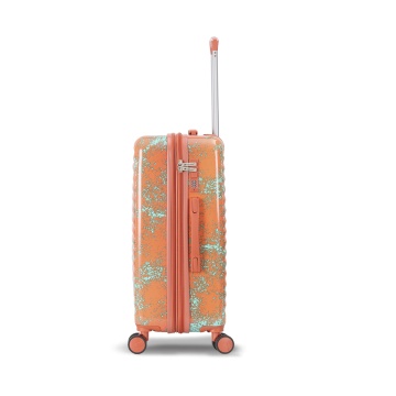 Troler Mediu Extensibil 66x42x27 cm Madisson, Fermoar Antifurt, Policarbonat, SW65203, Portocaliu/Turcoaz - Img 15