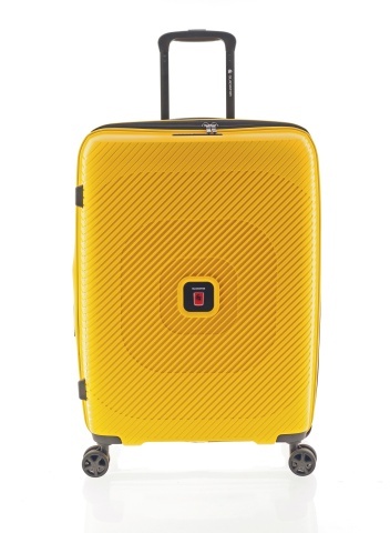Troler Mediu Extensibil 67x47x25 cm Gladiator Vincent, Polipropilenă, Cifru TSA, Galben - Img 9