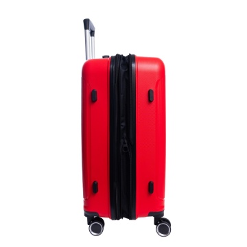 Troler mediu extensibil Aventor AV101, 65.5x43.5x26 cm, polipropilena, bagaj de cala, fermoar antifurt, +20% capacitate, cifru TSA, rosu - Img 9