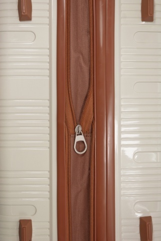 Troler Mediu Extensibil Benzi 65x39x25 cm, Polipropilenă, Cifru, BZ 5900, Bej - Img 5