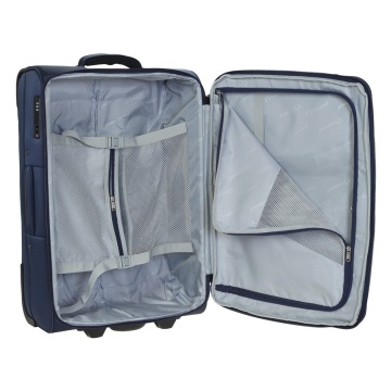 Troler Mediu Extensibil Diplomat, 65x42x28 cm, Poliester, 2 Roți, ZC 6100, Bleumarin - Img 2