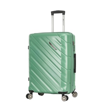 Troler mediu extensibil Madisson SW43903, polipropilena, cifru, 4 roti duble, 68 cm, verde