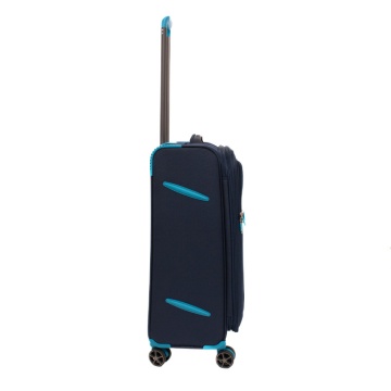 Troler mediu Lamonza Ultralight, 69x42x26 cm, 3.22 kg, expandabil 30%, Albastru inchis / Turcoaz - Img 6
