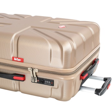 Troler Mediu Lee Cooper London, ABS, 4 Roti Duble, Cifru, 66.5 cm, Negru - Img 14