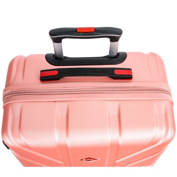 Troler Mediu Lee Cooper London, ABS, 4 Roti Duble, Cifru, 66.5 cm, Rose - Img 12