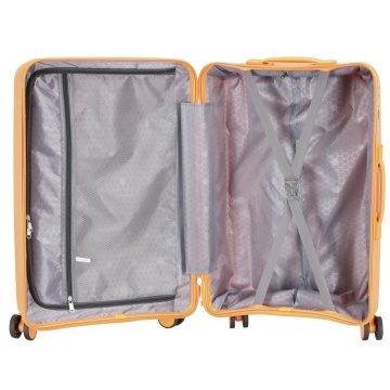 Troler Mediu Madisson, 67x44x27 cm, Polipropilenă, Fermoar Antifurt, Cifru, 70 L, SW65603, Negru - Img 2