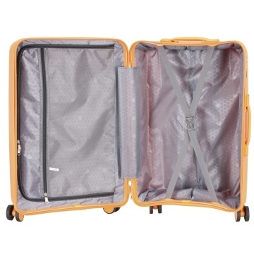 Troler Mediu Madisson, 67x44x27 cm, Polipropilenă, Fermoar Antifurt, Cifru, 70 L, SW65603, Alb - Img 2