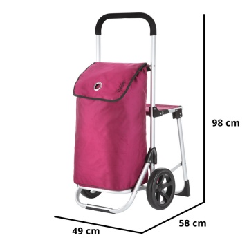 Carucior Cumparaturi cu Scaun Shop&Relax CRUISER 604351 Fuchsia - Img 7