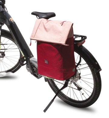 Carucior Cumparaturi, pentru bicicleta, 2 roti, Punta, F10426, Rosu - Img 8