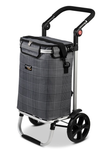 Carucior Cumparaturi Termoizolant Punta Talent F10359 Negru/Alb - Img 2