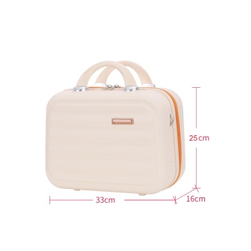 Geantă Cosmetice 33x25x16 cm, ABS, 14 L, Madisson SW66802, Alb/Milky - Img 3
