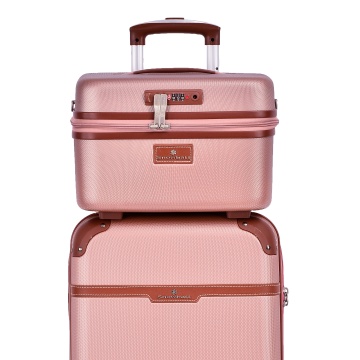 Geanta cosmetice Snowball SW52335, 35x24x23 cm, 100% ABS, cifru TSA, multiple compartimente, antracit - Img 10