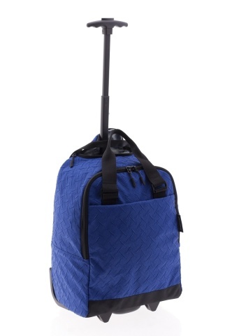 Geanta de voiaj cu role, Wizz Air/Ryanair, Nylon/Poliester, Origami, MV 24648 - 40 cm, Albastru - Img 11