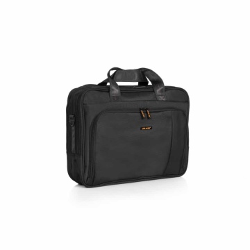 Geanta laptop 15" Lamonza Crest, 41x31x12 cm, negru / verde - Img 3