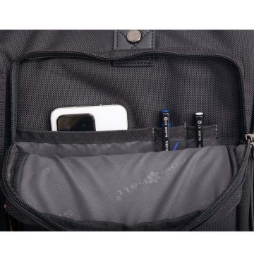 Geanta laptop/documente Wizz Air/Ryanair, Snowball, SW22111, Poliester 1680D, Negru - Img 4