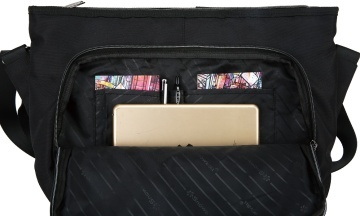 Geanta laptop Snowball SW72142, Nylon 1200D, 15.6", Negru - Img 3