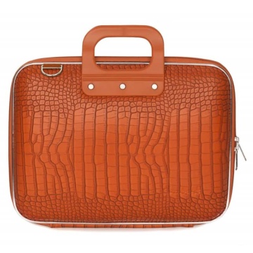 Geanta lux business laptop 13"Cocco Bombata-Portocaliu