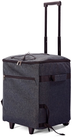 Geanta Termoizolanta cu role Benzi BZ 5736, 44 L, Negru