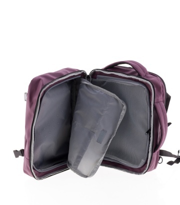 Rucsac Călătorie Wizz Air & Ryanair 40x30x20 cm, Laptop 13”, Vogart Nitro, Grena - Img 3