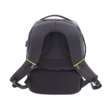 Rucsac casual Vogart Boston, pentruWizz Air/Ryanair, comp. laptop 14", port USB, MV 23926, negru - Img 5