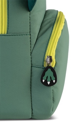 Rucsac copii Fabrizio Dino F20692, 24x30x10 cm, nylon, verde - Img 5