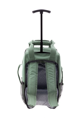 Rucsac cu role 40x25x20 cm, Wizz Air/Ryanair, PVC impermeabil, Gladiator Polar, MG 3958, 14", Verde - Img 14