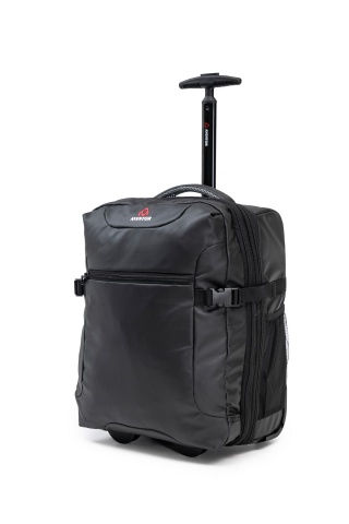 Rucsac cu Role Aventor 40x30x20 cm, Wizz Air/Ryanair, Extensibil, 24 L, Poliester Impermeabil, AV203, Negru - Img 4
