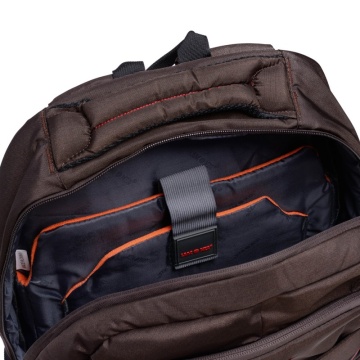 Rucsac laptop 15" Lamonza Minsk, 47x33x18 cm, maro - Img 2
