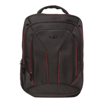 Rucsac laptop 15" Lamonza Toledo 42x31x13 cm, 800 gr, negru / rosu - Img 1