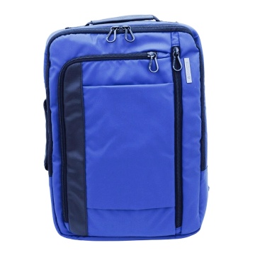 Rucsac tip geanta 15'6" Davidts Escape, Poliester 600D/PVC, Albastru