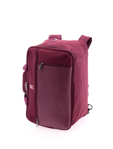 Rucsac tip geanta 40x25x20 cm, bagaj cabina Wizz Air si Ryanair, Gladiator Arctic MG 3728, Grena - Img 6