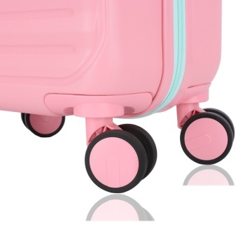 Set Trolere, ABS, Fermoar Antifurt, Cifru, Madisson, 2 Piese, SW66802, Alb/Milky - Img 5