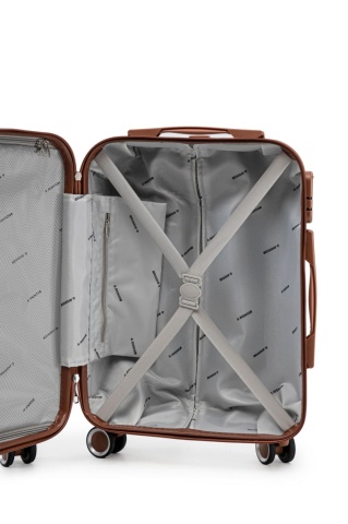 Set Trolere Aventor, ABS, Cifru, 4 Roți Duble 360°, AV107, 3 Piese, Alb - Img 10