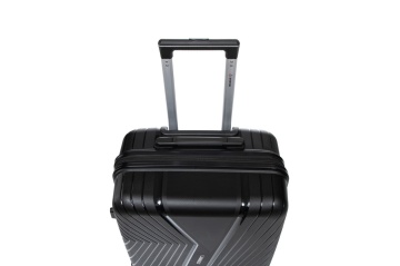 Set trolere Aventor AV105, polipropilenă, 1 bagaj de cabină si 2 de cală, cifru TSA, 4 roți duble 360°, negru - Img 13