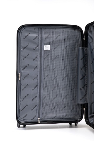 Set trolere Aventor, Polipropilenă, Cifru TSA, 4 Roți Duble 360°, AV109, 3 Piese, Negru - Img 4