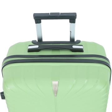 Set trolere Madisson, 1 bagaj de cabină si 2 de cală, polipropilenă, 4 roți duble, cifru, SW62103, verde închis - Img 6