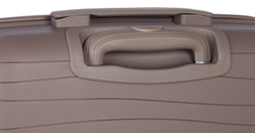 Set Trolere, Polipropilena, 4 Roti Duble, Cifru TSA, Worldpack, Miami, F10458 - 3 Piese, Galben - Img 4