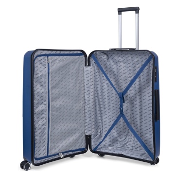 Set trolere TravelZ Swinger, polipropilena, cifru TSA, 4 roti duble, 3 piese, albastru - Img 2