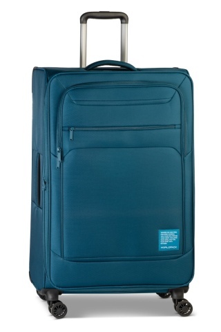 Set trolere Worldpack Bern F10508, 1 bagaj de cabina si 2 de cala, poliester, cifru TSA, 4 roti duble, turcoaz - Img 5