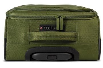 Set trolere Worldpack Bern F10508, 1 bagaj de cabina si 2 de cala, poliester, cifru TSA, 4 roti duble, verde olive - Img 6